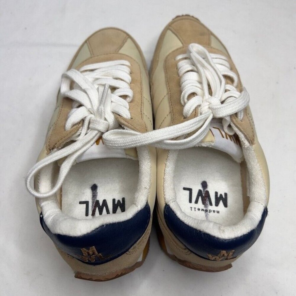 Madewell Womens $110 League Sneakers in Suede Size 5 NH197 - Picture 6 of 12